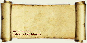 Tina Karapandžić vizit kartica